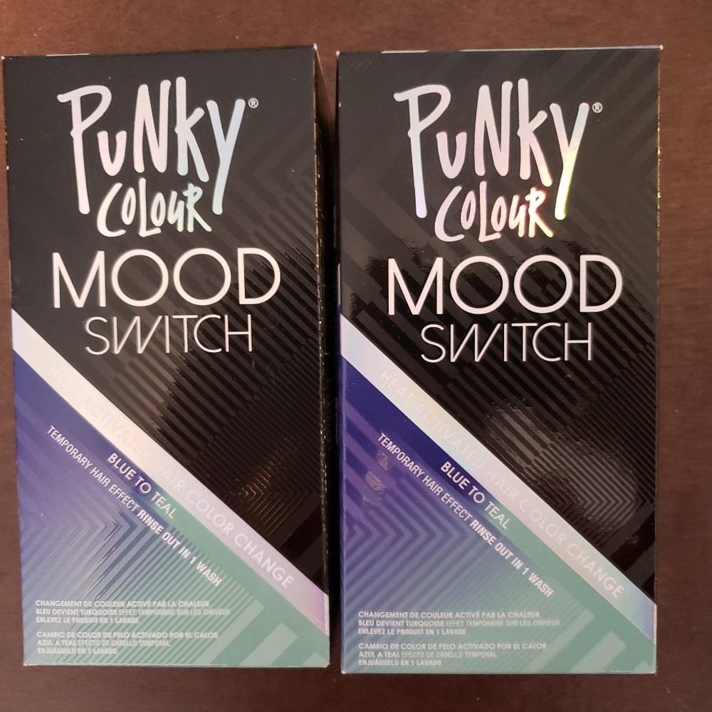 Punky Colour Hair Color Blue to Teal 2 Boxes New